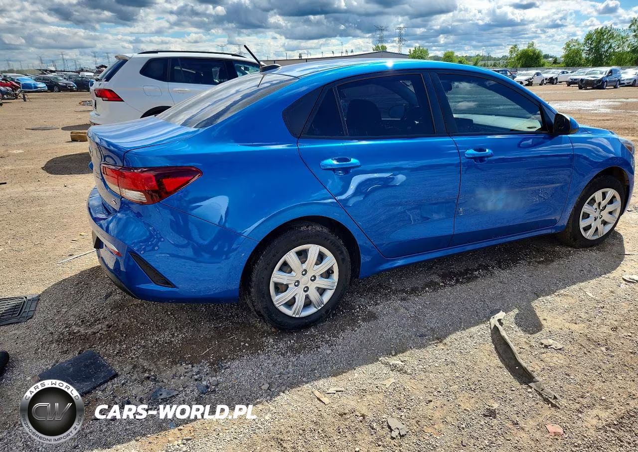 2021 Kia Rio S VIN:3KPA24AD1ME393589 - 3