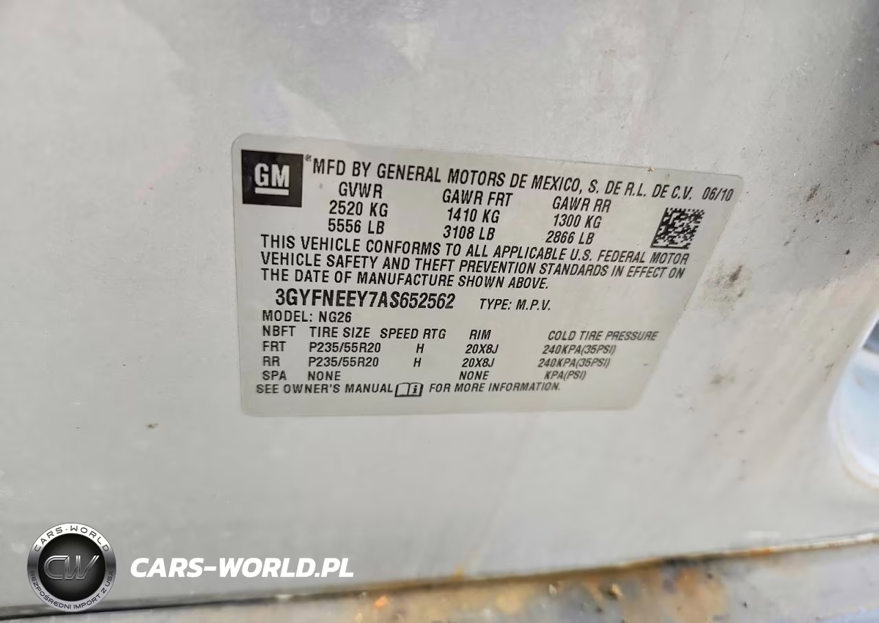 2010 Cadillac Srx Performance Collection VIN:3GYFNEEY7AS652562 - 12
