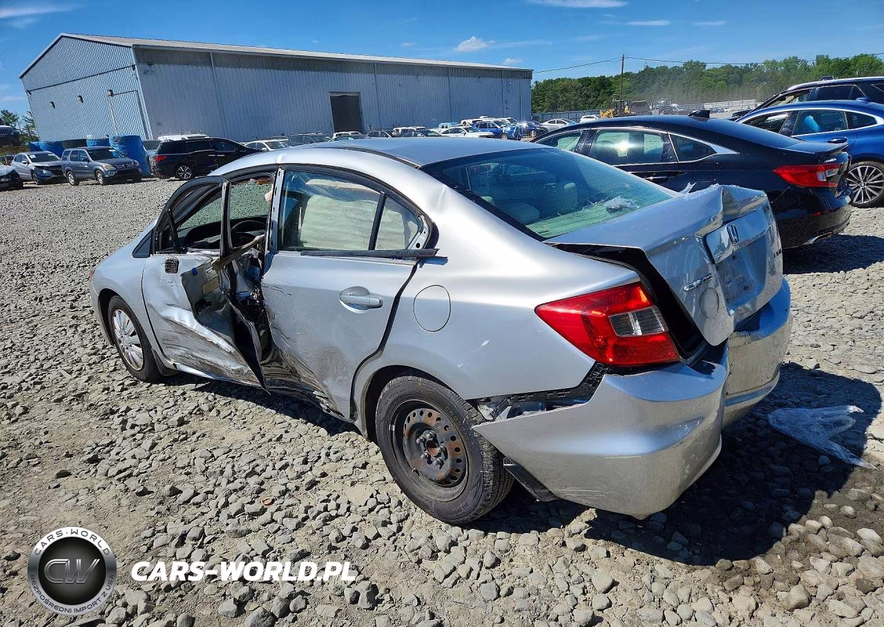 2012 Honda Civic Lx VIN:19XFB2F55CE359701 - 2