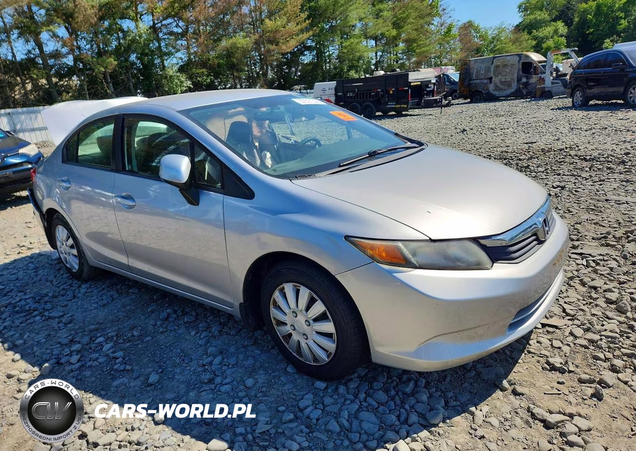 2012 Honda Civic Lx VIN:19XFB2F55CE359701 - 4