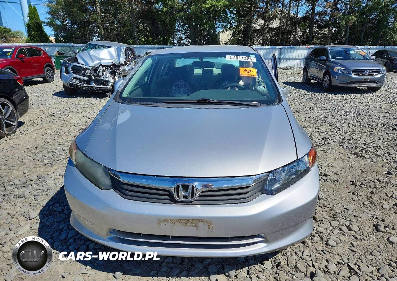 2012 Honda Civic Lx VIN:19XFB2F55CE359701 - 5