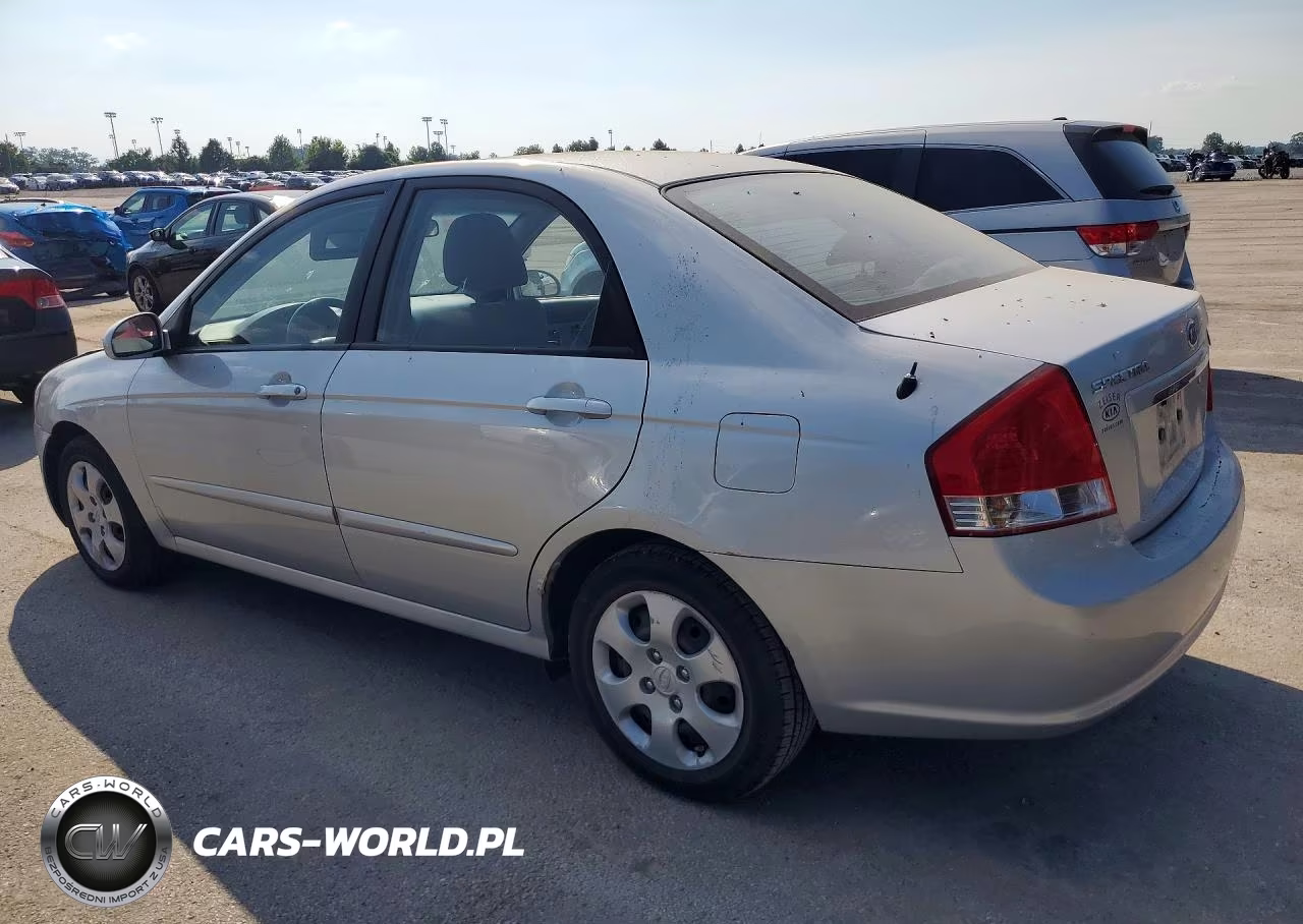 2009 Kia Spectra Lx VIN:KNAFE221195666844 - 2