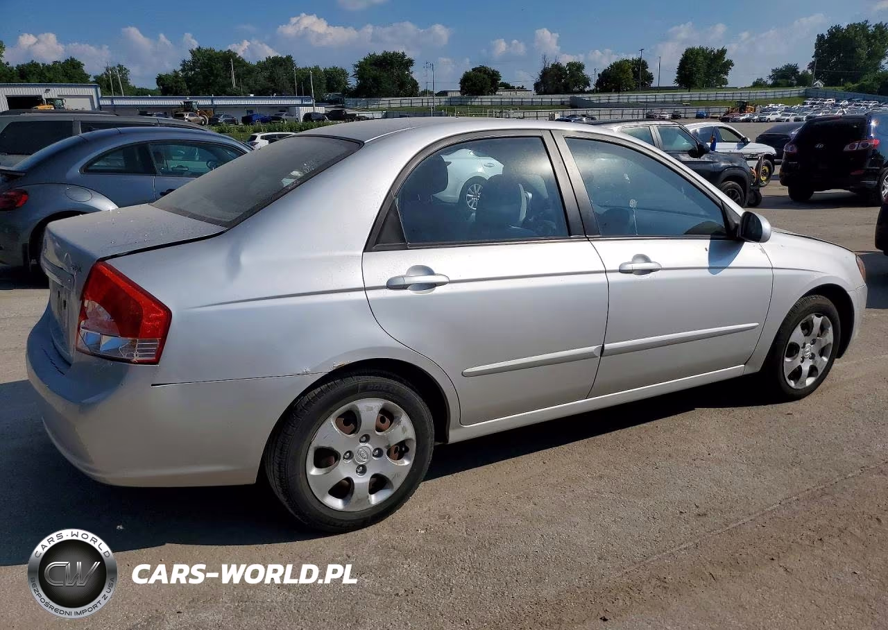 2009 Kia Spectra Lx VIN:KNAFE221195666844 - 3