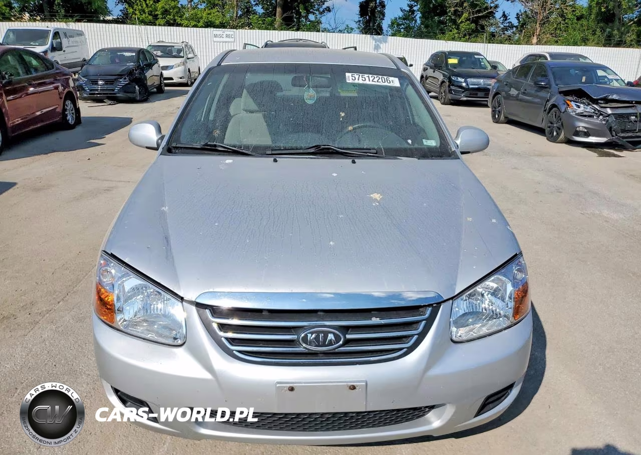 2009 Kia Spectra Lx VIN:KNAFE221195666844 - 5