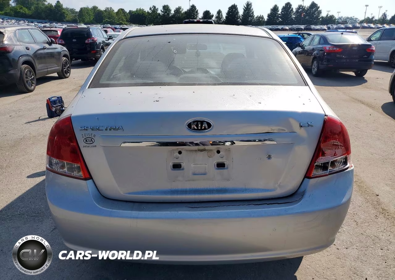 2009 Kia Spectra Lx VIN:KNAFE221195666844 - 6