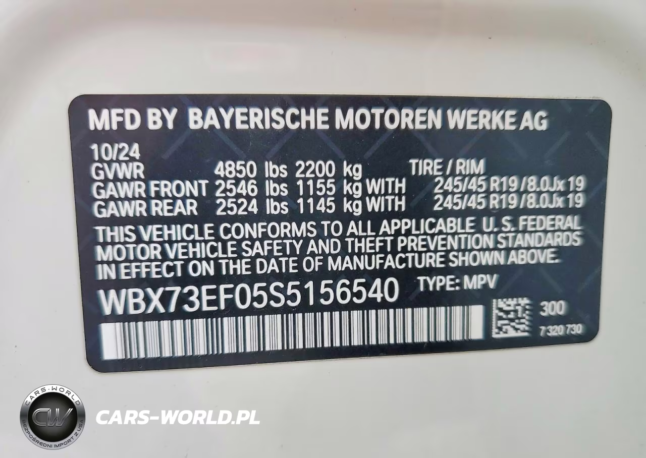 2025 BMW X1 xDrive28I VIN:WBX73EF05S5156540 - 13