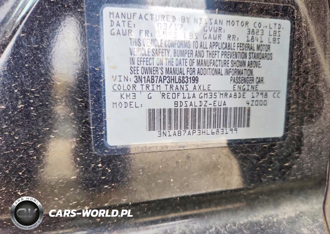2017 Nissan Sentra S VIN:3N1AB7AP3HL683199 - 12