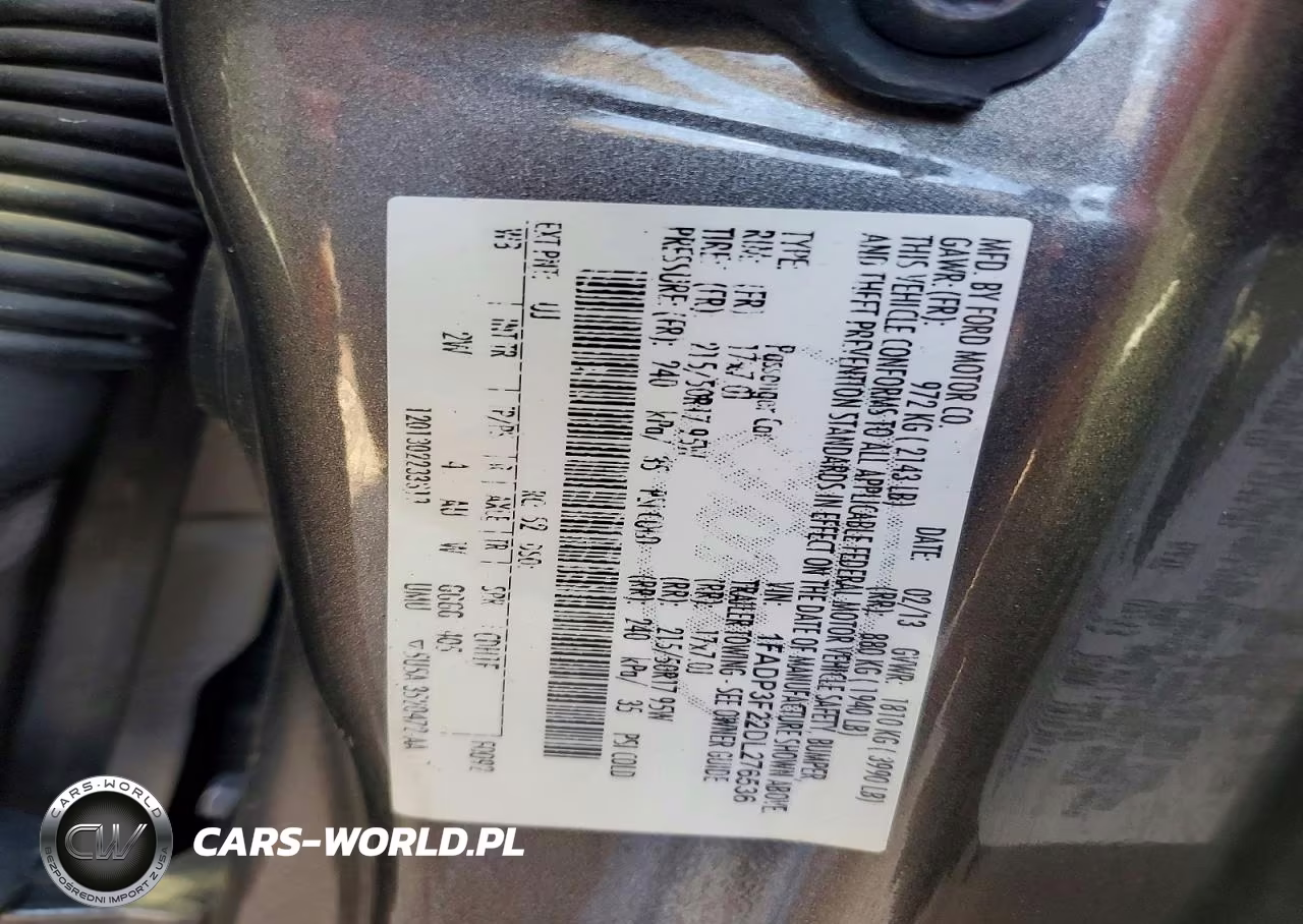 2013 Ford Focus Se VIN:1FADP3F22DL276536 - 12