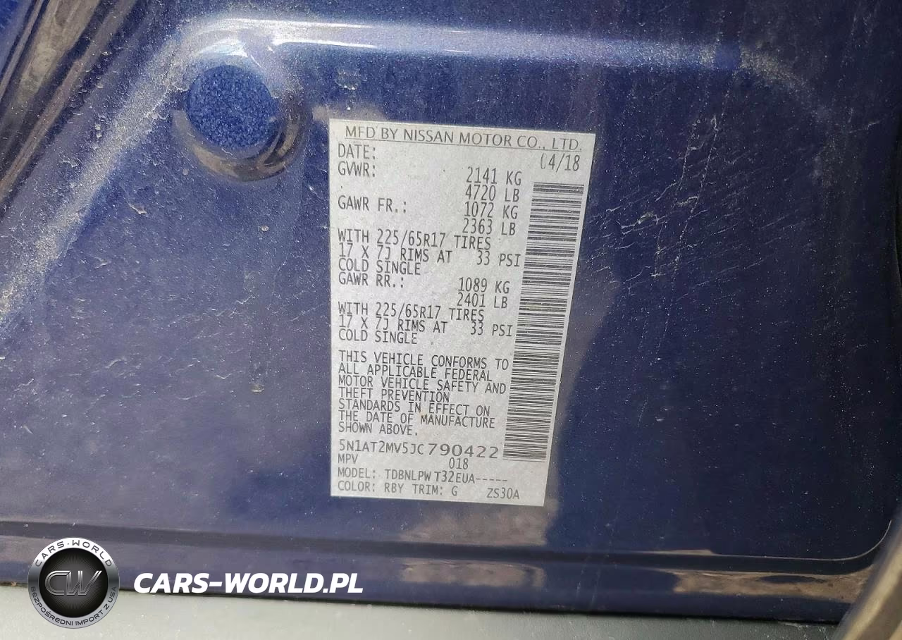 2018 Nissan Rogue S VIN:5N1AT2MV5JC790422 - 13