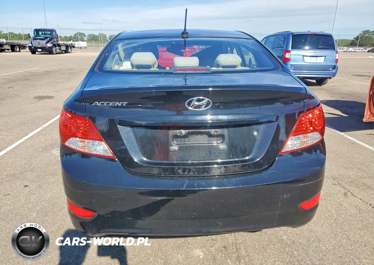2013 Hyundai Accent Gls VIN:KMHCT4AE1DU448912 - 6
