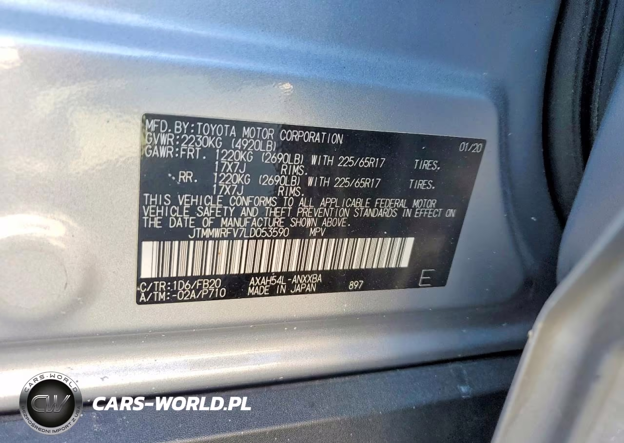 2020 Toyota Rav4 Le VIN:JTMMWRFV7LD053590 - 14