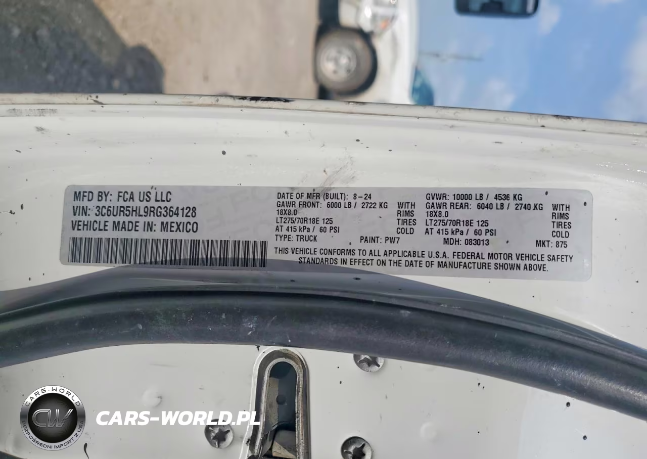 2024 Ram 2500 Tradesman VIN:3C6UR5HL9RG364128 - 12