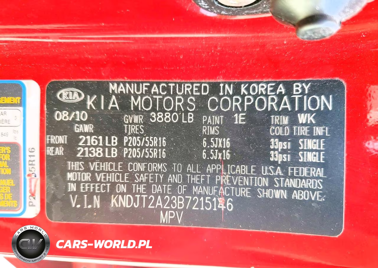 2011 Kia Soul + VIN:KNDJT2A23B7215146 - 13