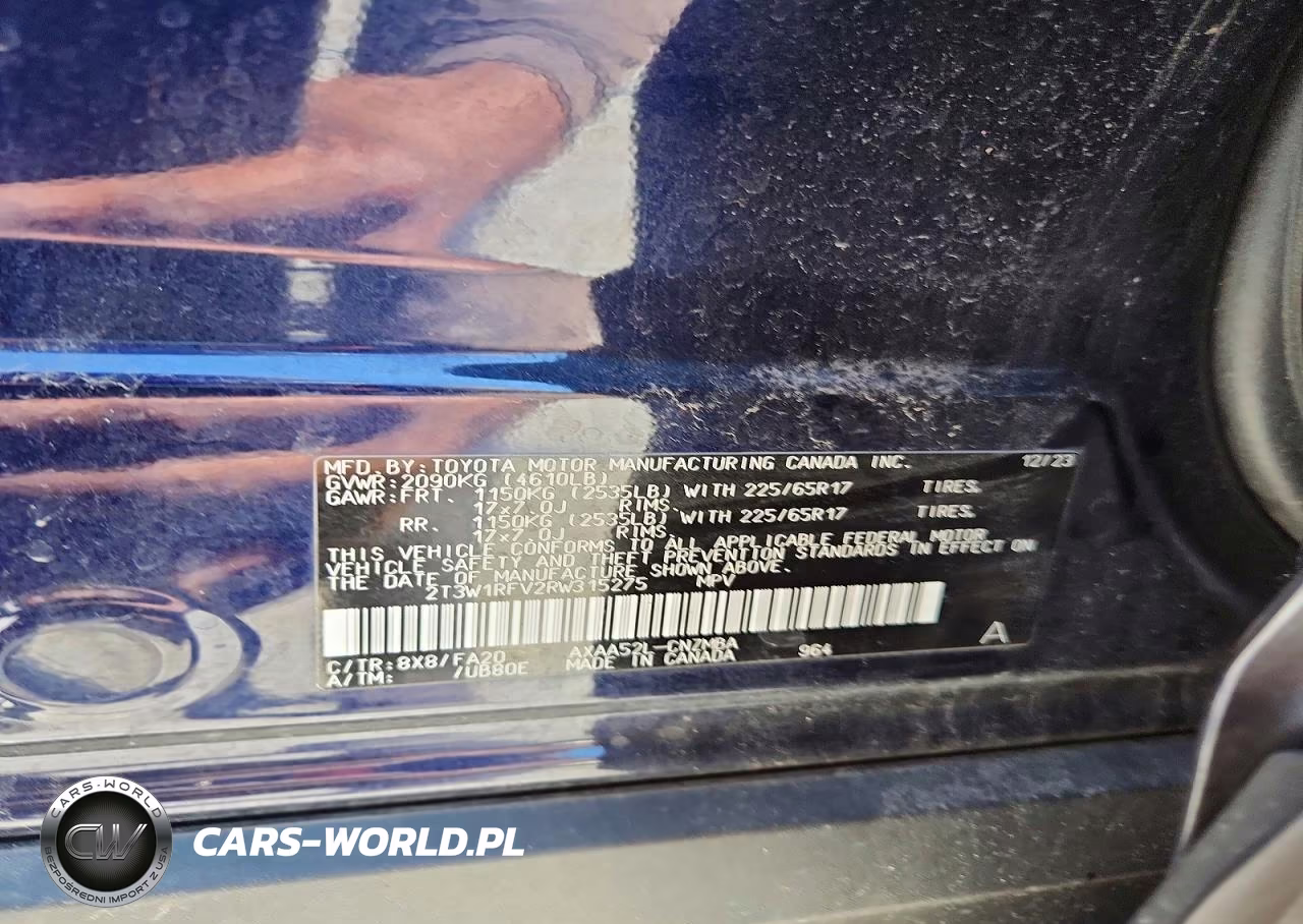 2024 Toyota Rav4 Xle VIN:2T3W1RFV2RW315275 - 12