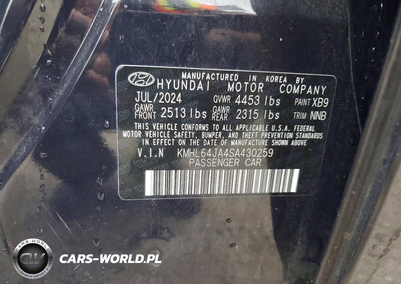 2019 Hyundai Sonata Sel VIN:KMHL64JA4SA430259 - 12
