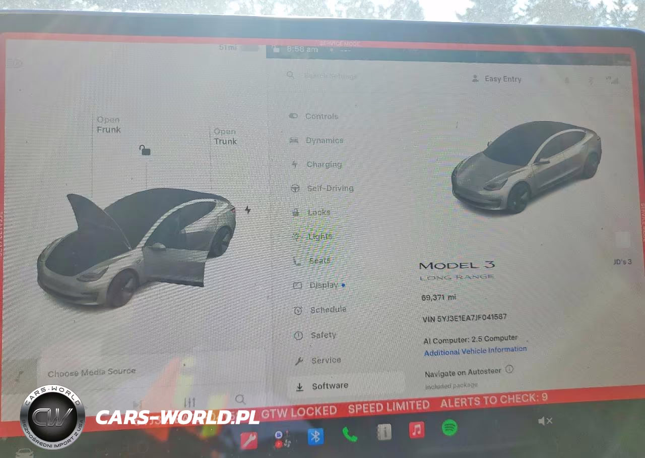 2018 Tesla Model 3 VIN:5YJ3E1EA7JF041587 - 9