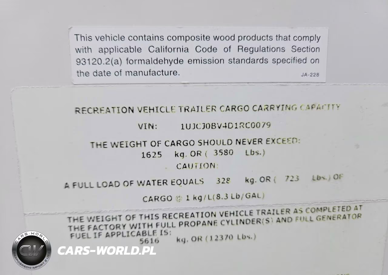 2013 Jayco Pinnacle Camper VIN:1UJCJ0BV4D1RC0079 - 10