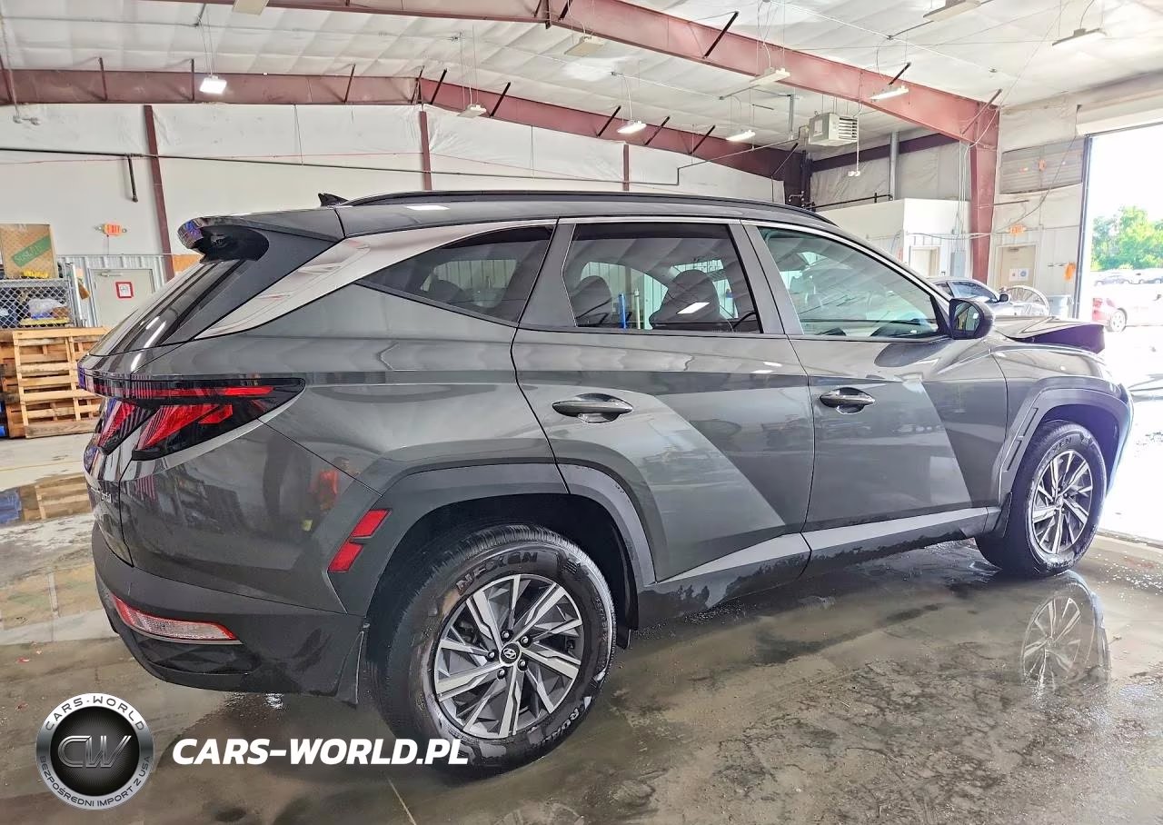 2024 Hyundai Tucson Blue VIN:KM8JBCD17RU223477 - 3