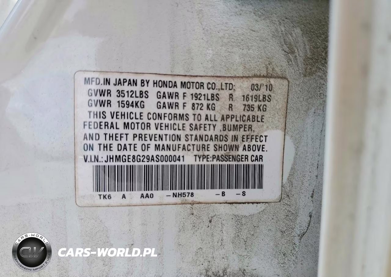 2010 Honda Fit VIN:JHMGE8G29AS000041 - 13