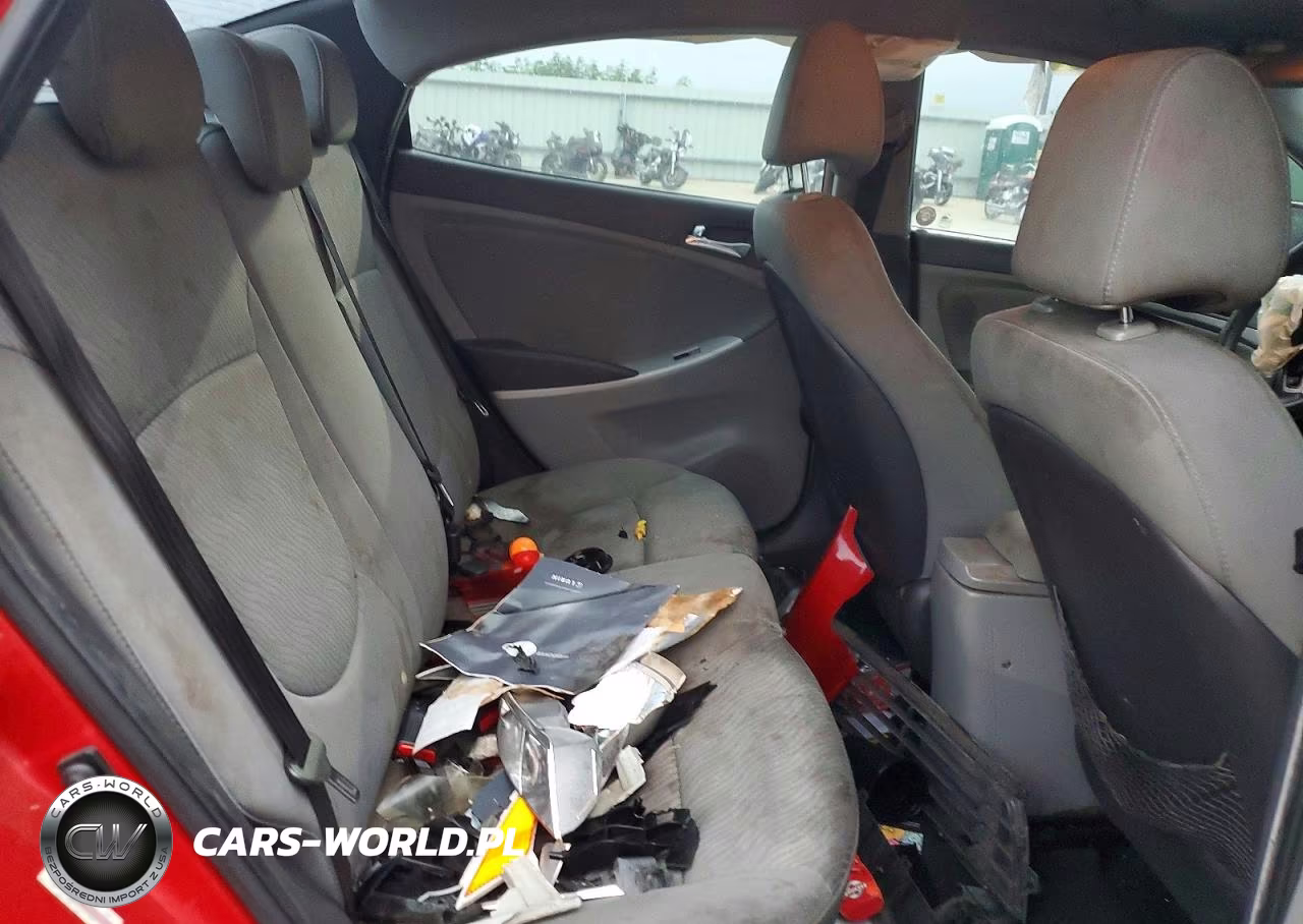 2012 Hyundai Accent Gls VIN:KMHCU4AE0CU055351 - 10