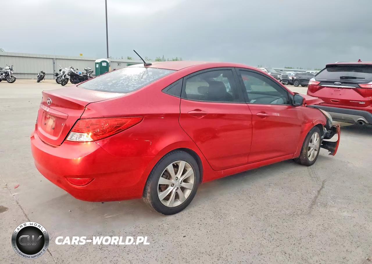 2012 Hyundai Accent Gls VIN:KMHCU4AE0CU055351 - 3