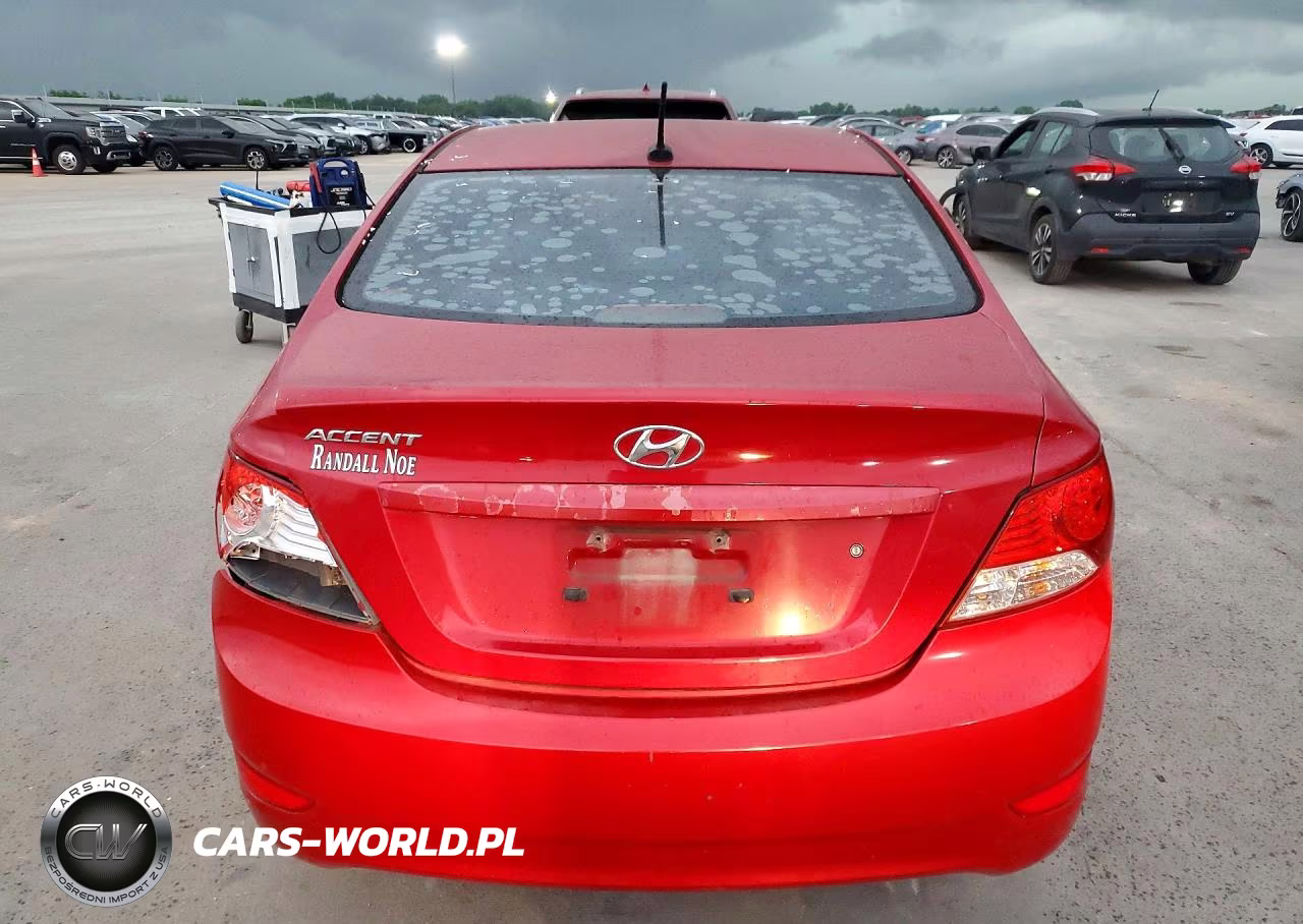 2012 Hyundai Accent Gls VIN:KMHCU4AE0CU055351 - 6
