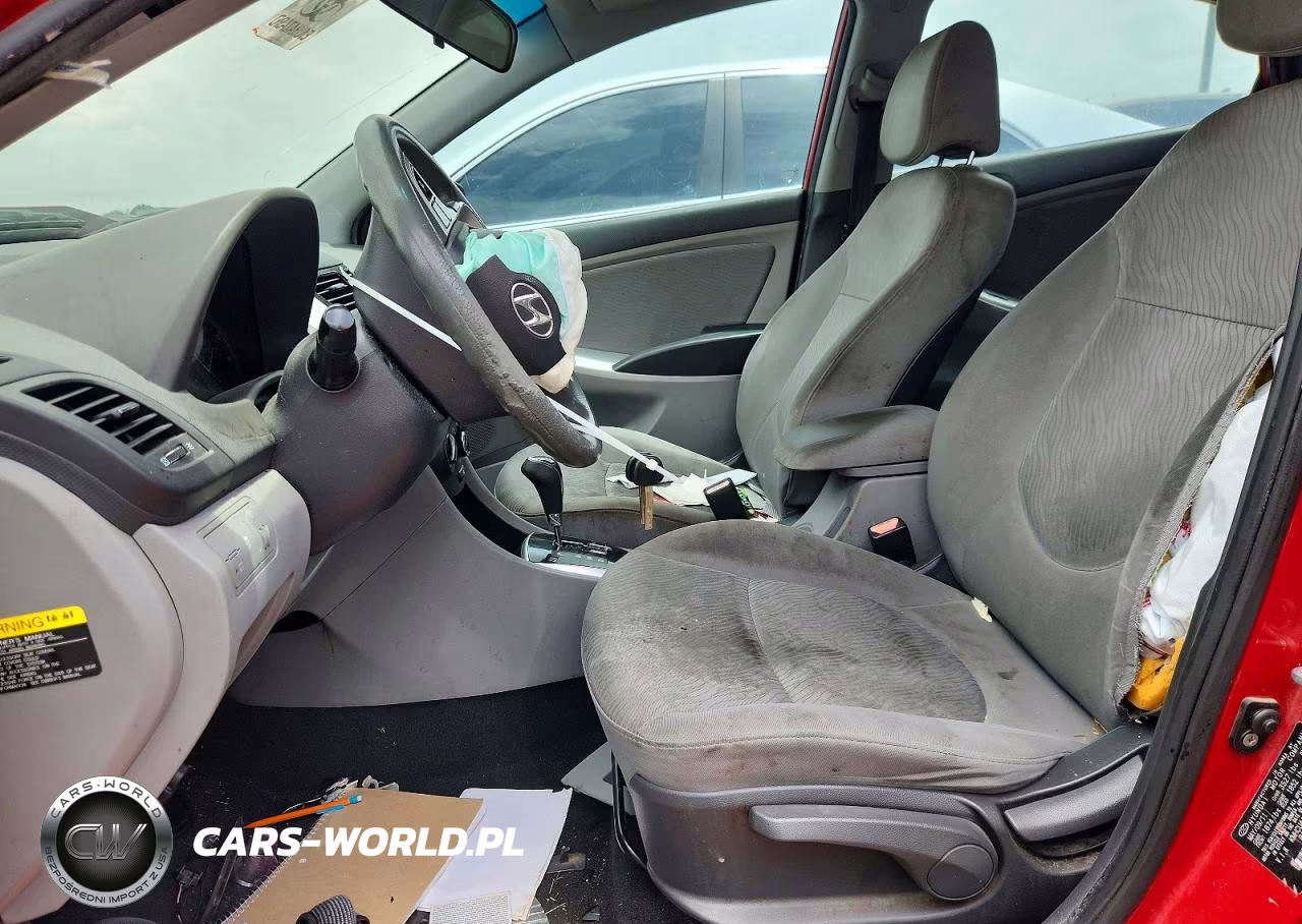 2012 Hyundai Accent Gls VIN:KMHCU4AE0CU055351 - 7