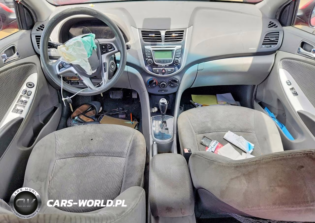 2012 Hyundai Accent Gls VIN:KMHCU4AE0CU055351 - 8