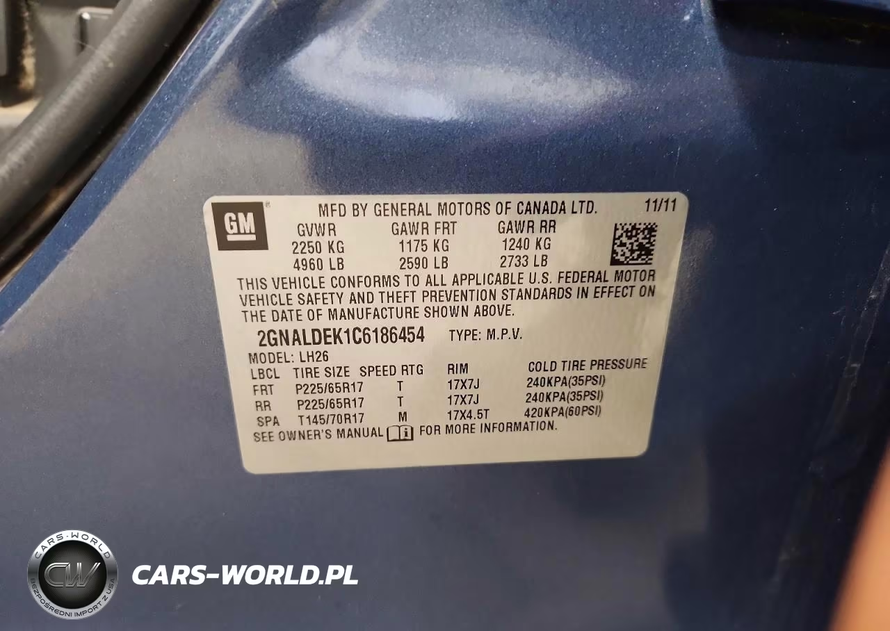 2012 Chevrolet Equinox Lt VIN:2GNALDEK1C6186454 - 13