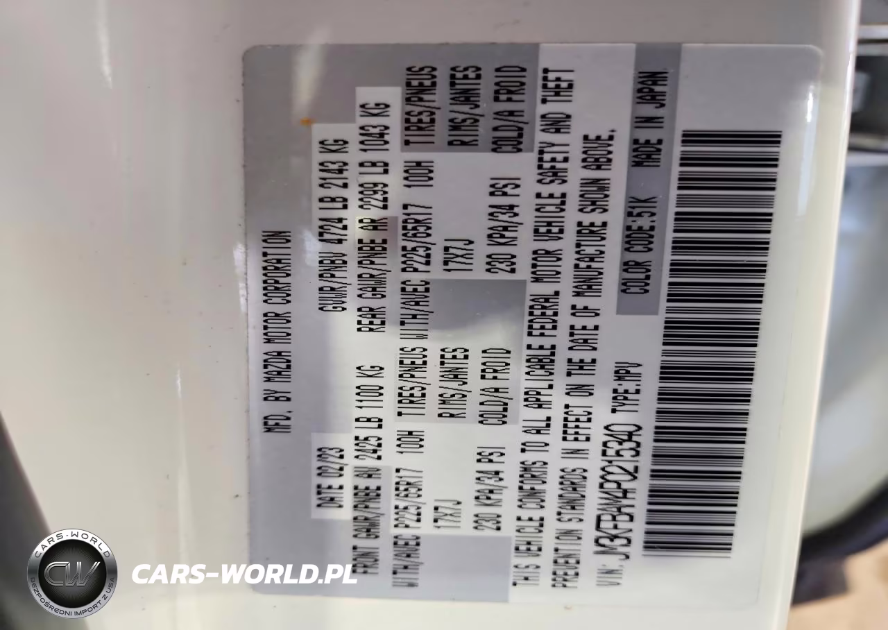 2023 Mazda Cx-5 VIN:JM3KFBAM4P0215340 - 13