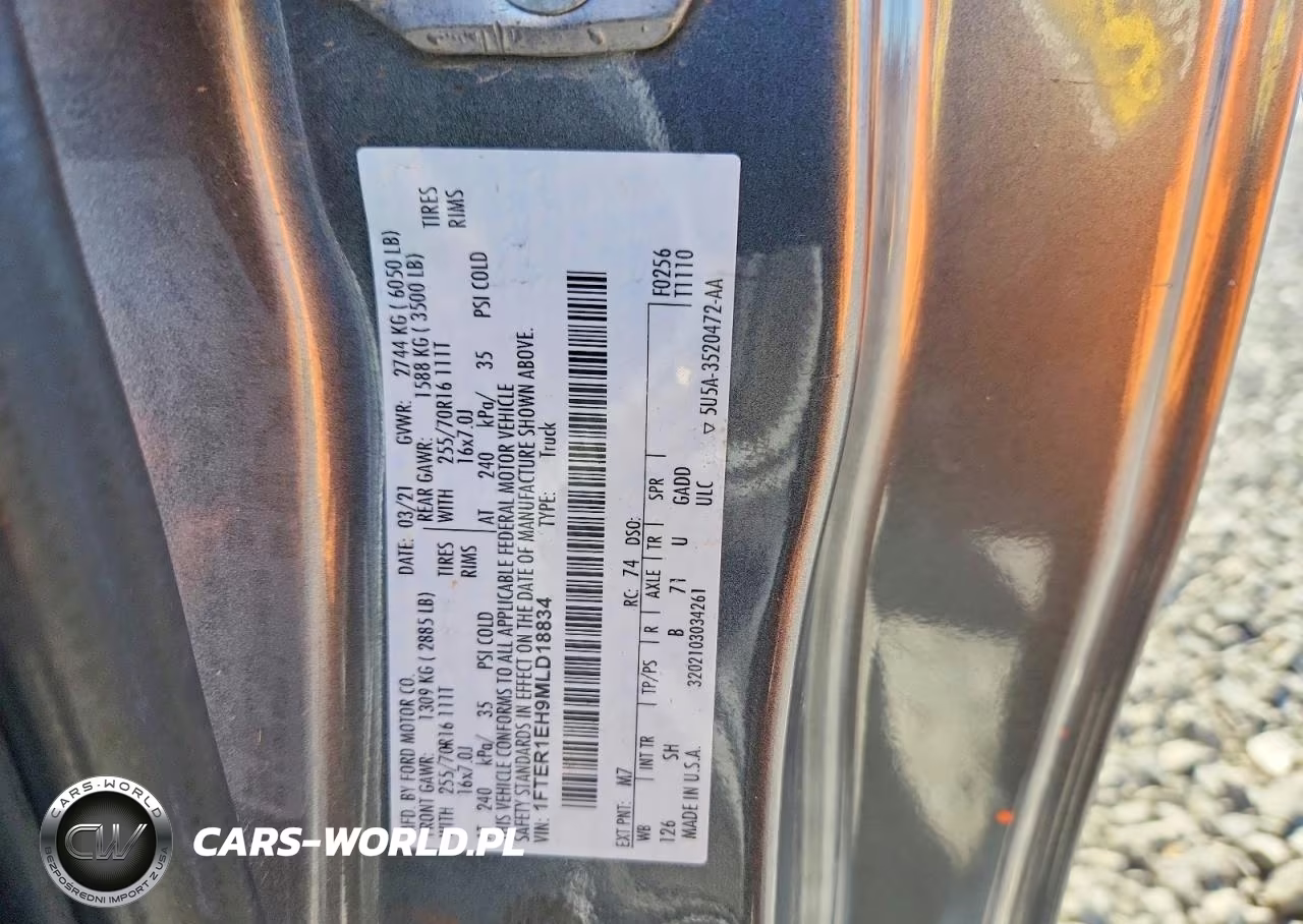 2021 Ford Ranger Xl VIN:1FTER1EH9MLD18834 - 12