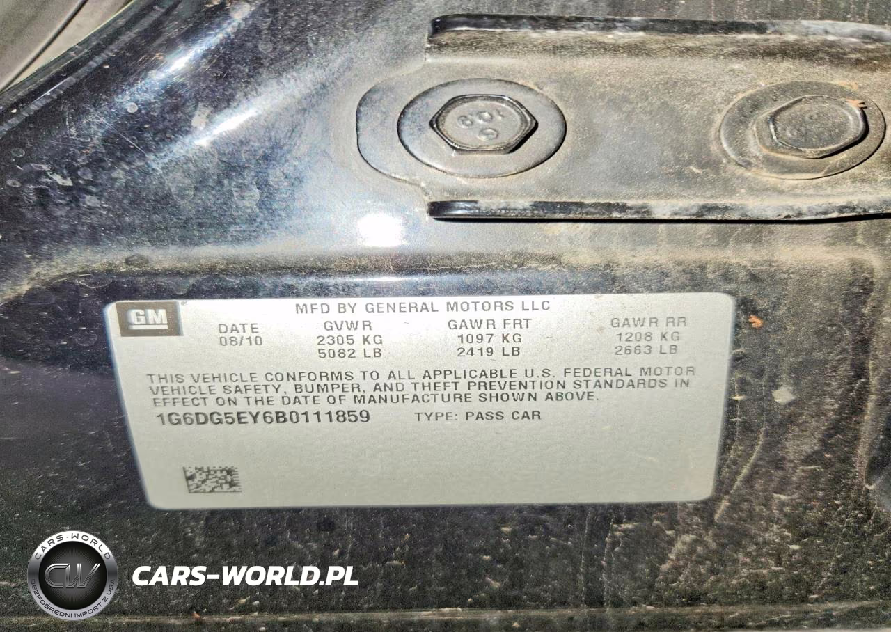 2011 Cadillac Cts Luxury Collection VIN:1G6DG5EY6B0111859 - 12
