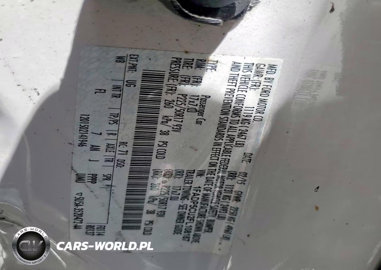 2015 Ford C-Max Premium Sel VIN:1FADP5CU2FL108187 - 12