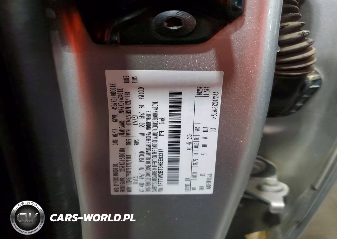 2017 Ford F250 Super Duty VIN:1FT7W2BT5HEE93317 - 14