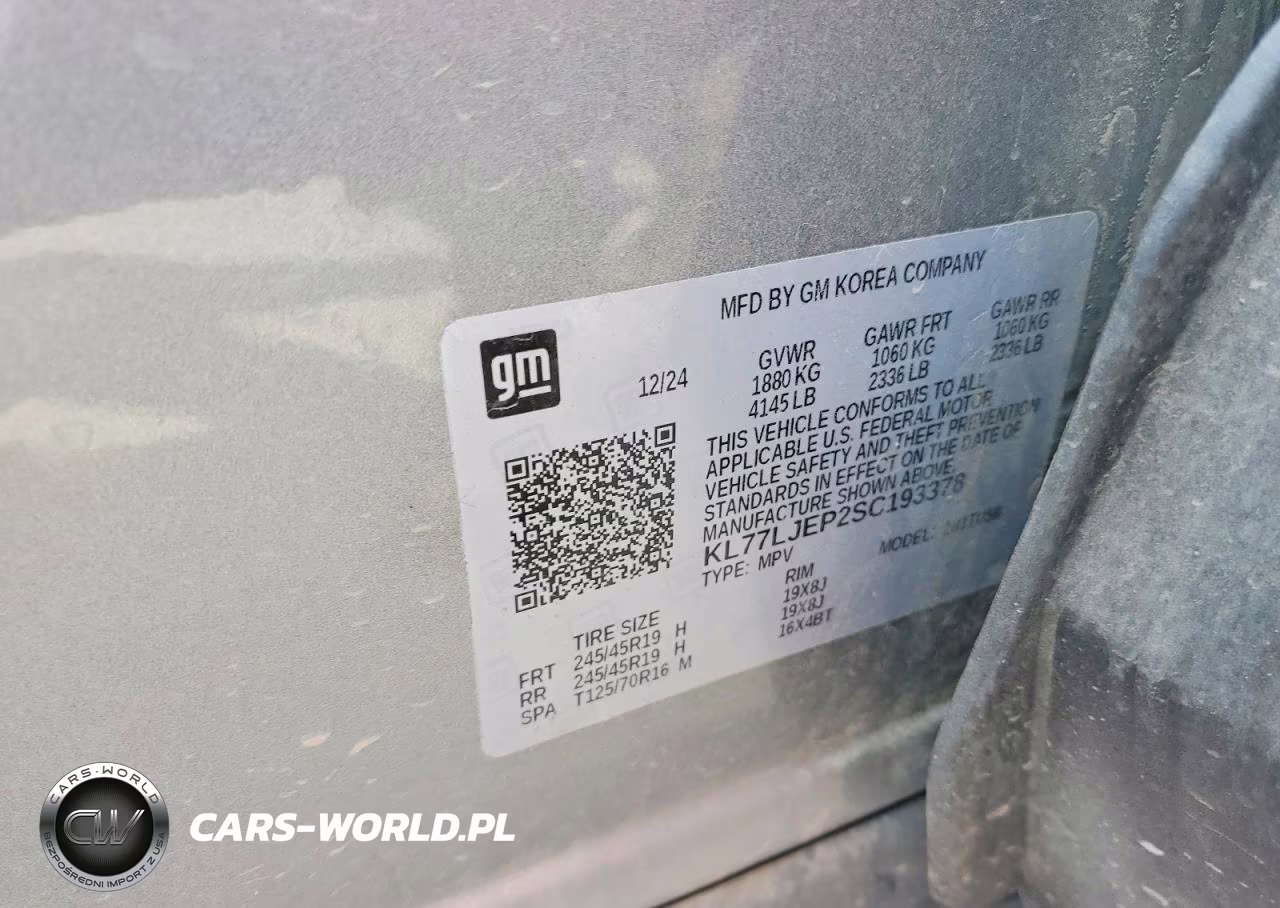 2025 Chevrolet Trax 2Rs VIN:KL77LJEP2SC193378 - 13