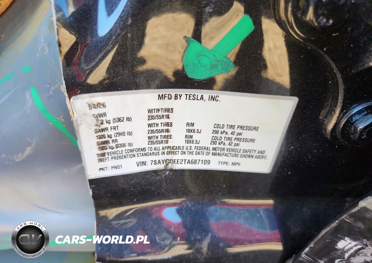 2026 Tesla Model Y VIN:7SAYGDEE2TA687109 - 12