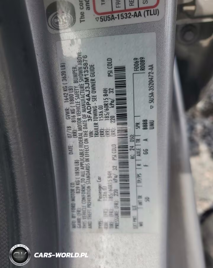 2018 Ford Fiesta S VIN:3FADP4AJ3JM135876 - 13