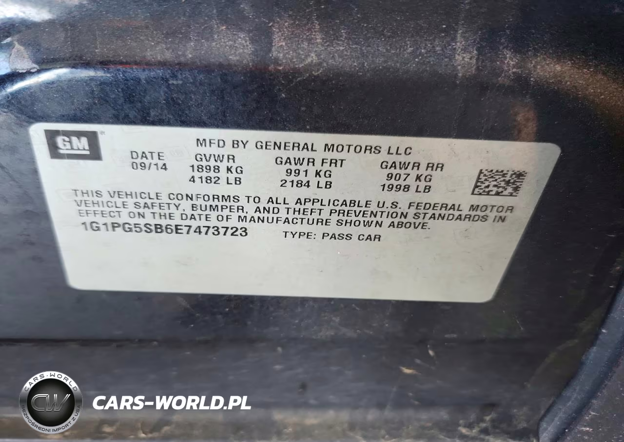 2014 Chevrolet Cruze Ltz VIN:1G1PG5SB6E7473723 - 12