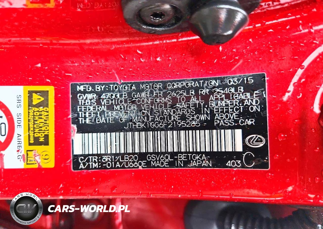 2015 Lexus Es 350 VIN:JTHBK1GG6F2195285 - 12
