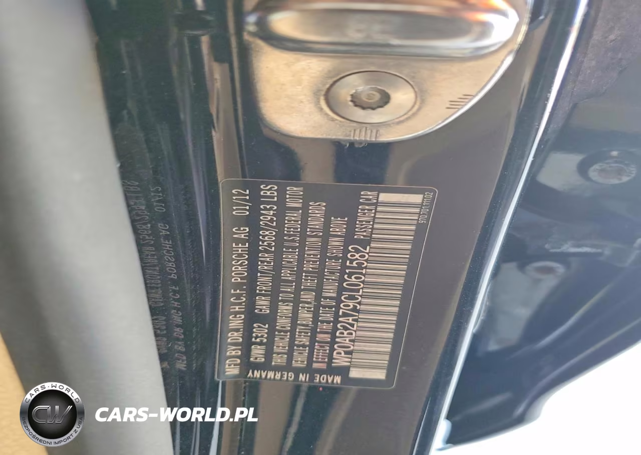 2012 Porsche Panamera S VIN:WP0AB2A79CL061582 - 12