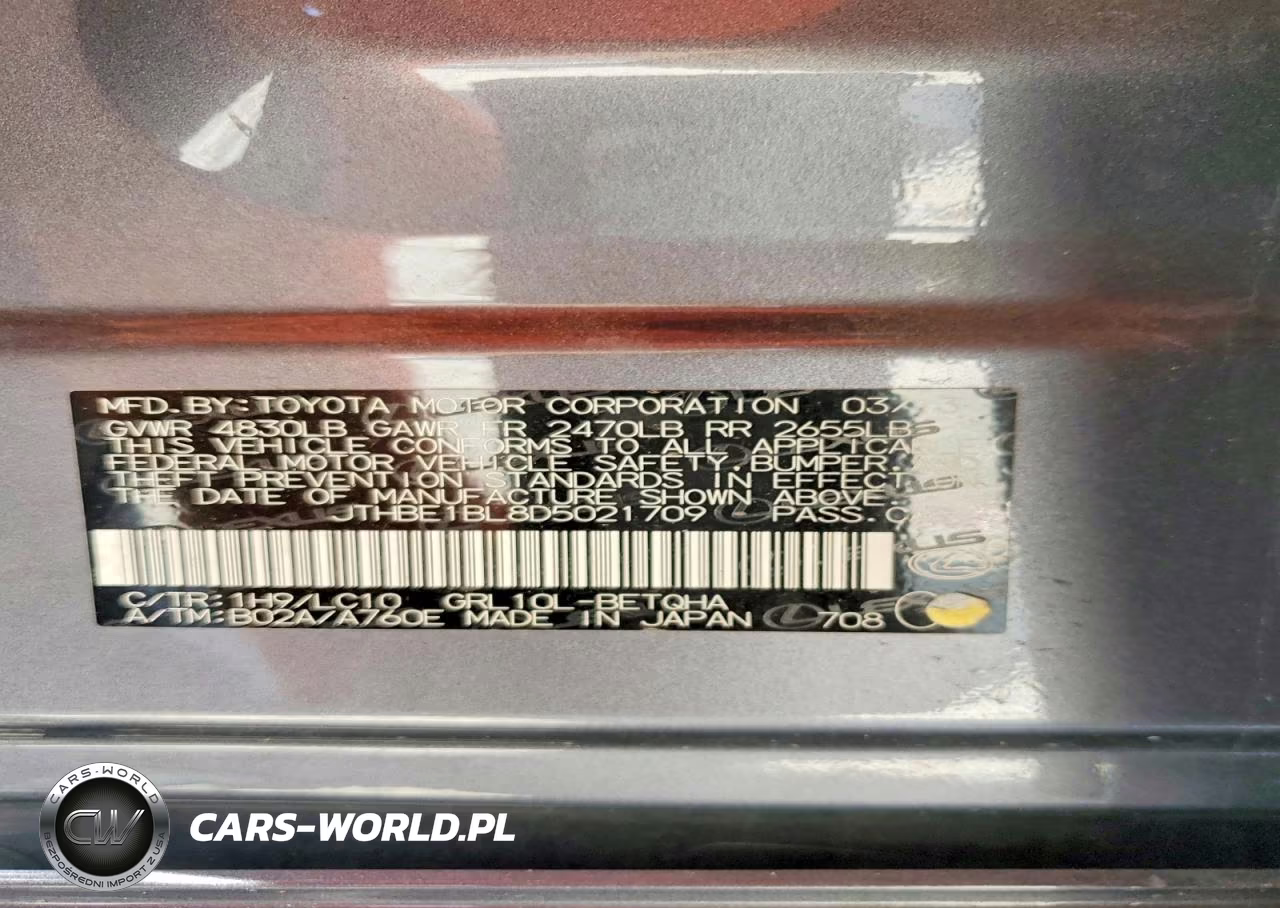 2013 Lexus Gs 350 VIN:JTHBE1BL8D5021709 - 13