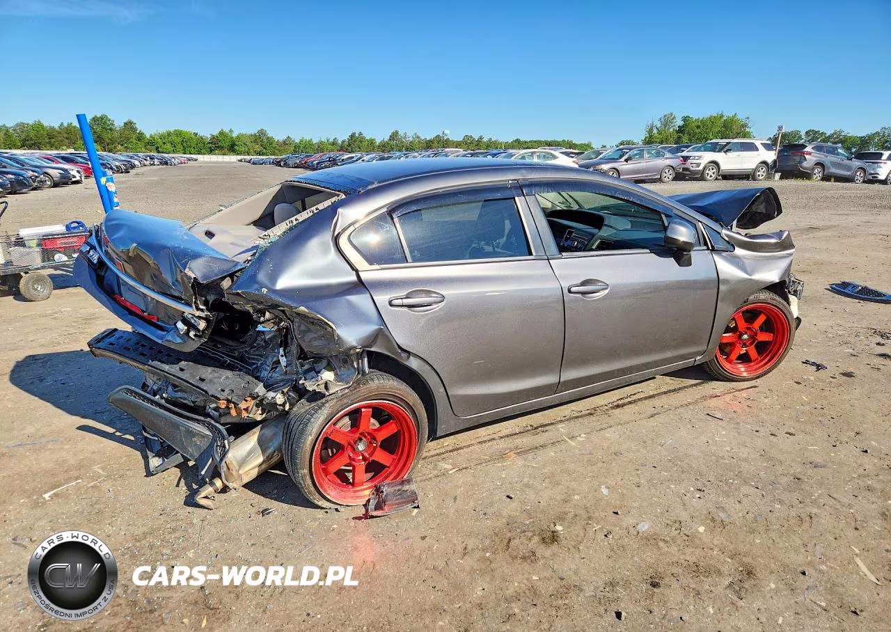 2013 Honda Civic Lx VIN:19XFB2F53DE258805 - 3