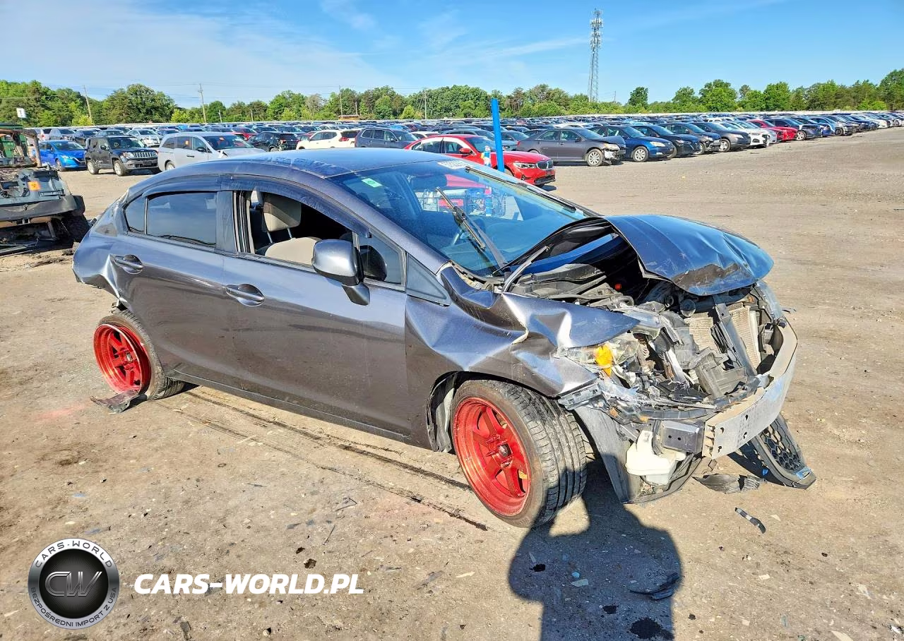 2013 Honda Civic Lx VIN:19XFB2F53DE258805 - 4