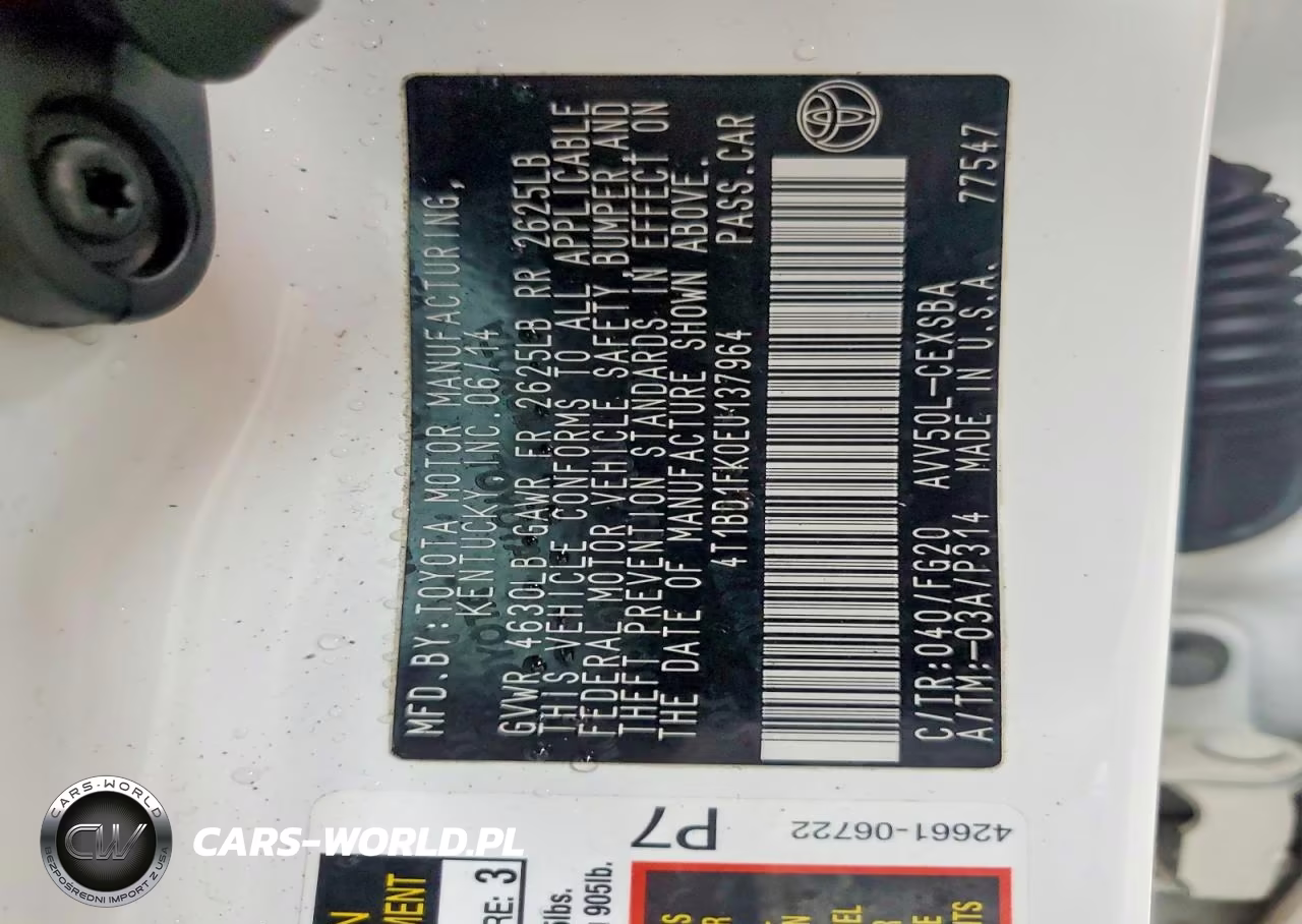 2014 Toyota Camry Hybrid Se VIN:4T1BD1FK0EU137964 - 12