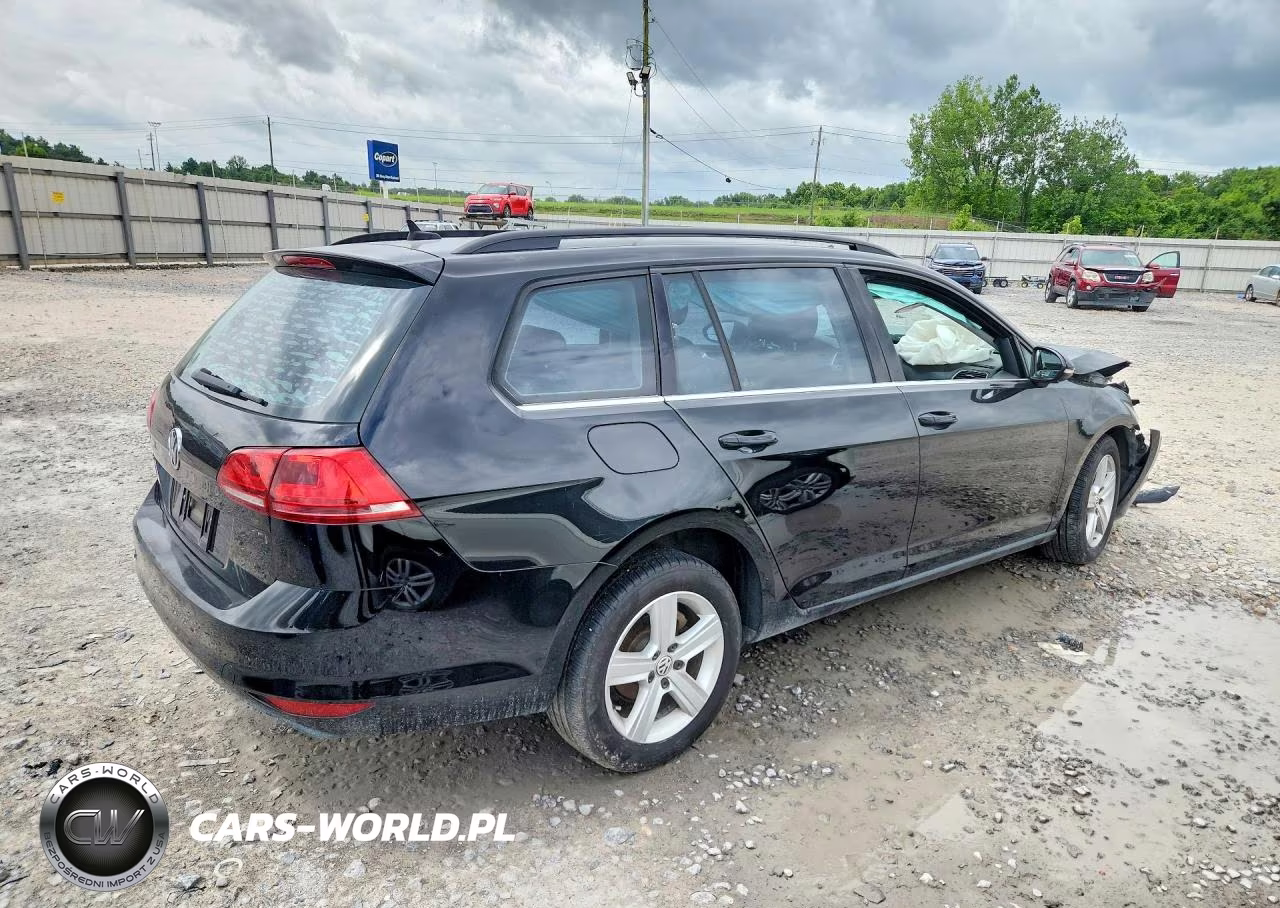 2015 Volkswagen Golf Sportwagen Tdi S VIN:3VWCA7AU8FM501855 - 3
