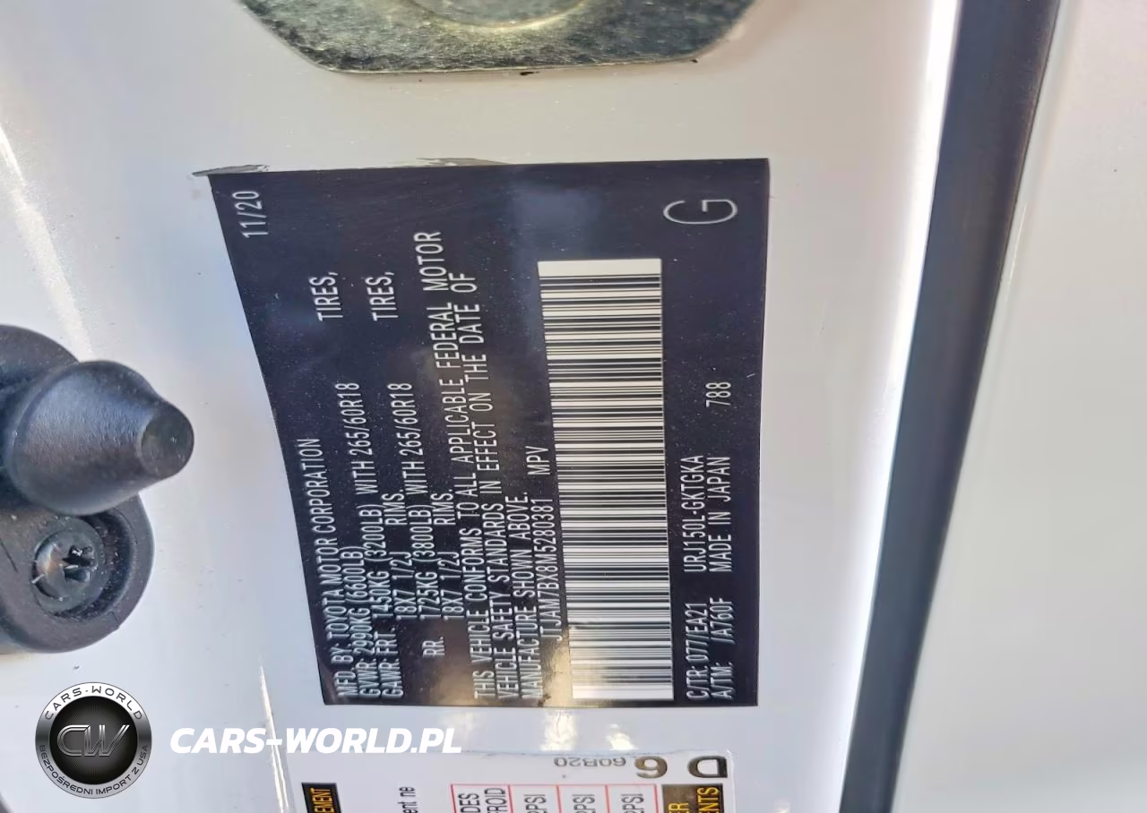 2021 Lexus Gx 460 Premium VIN:JTJAM7BX8M5280381 - 13