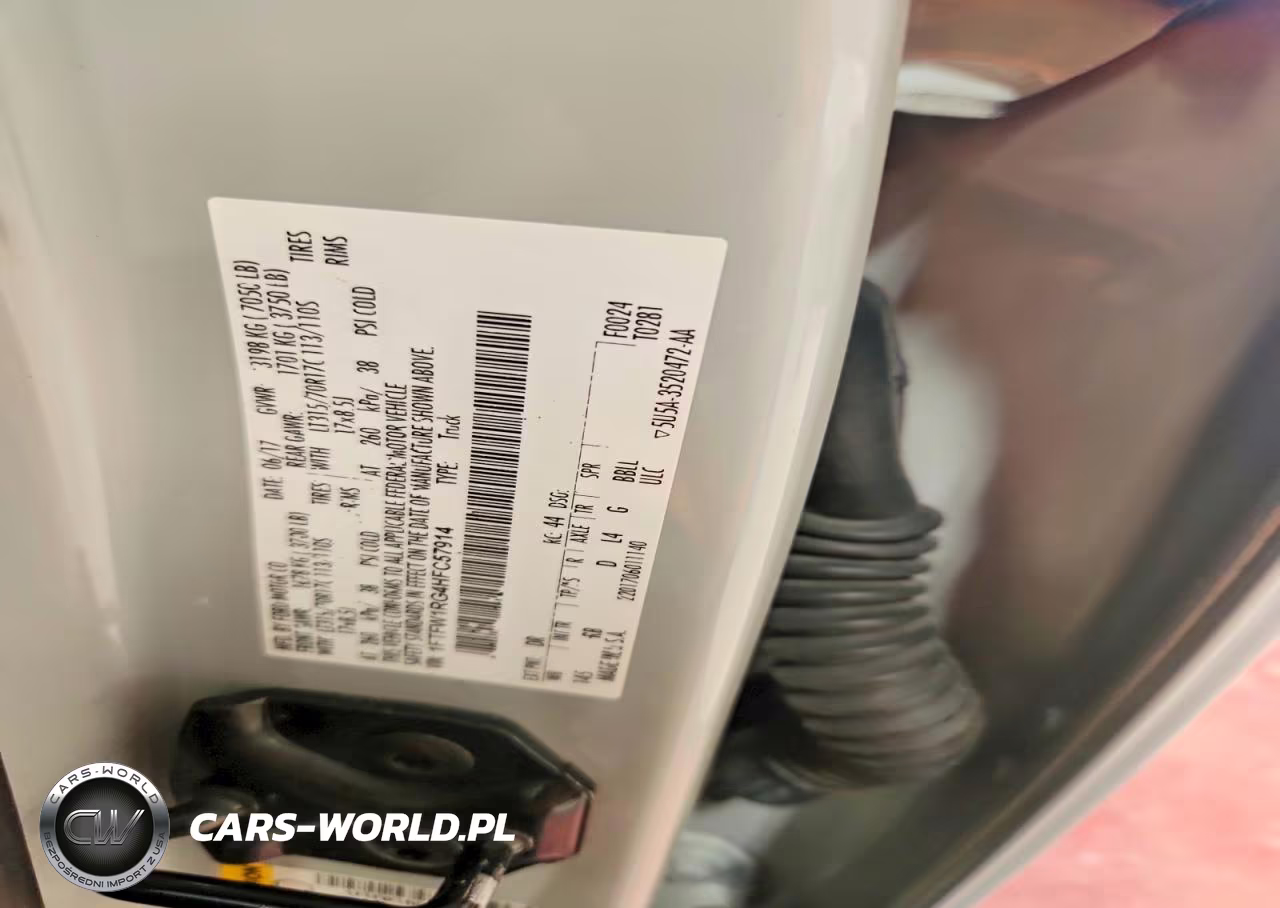 2017 Ford F150 VIN:1FTFW1RG4HFC57914 - 12