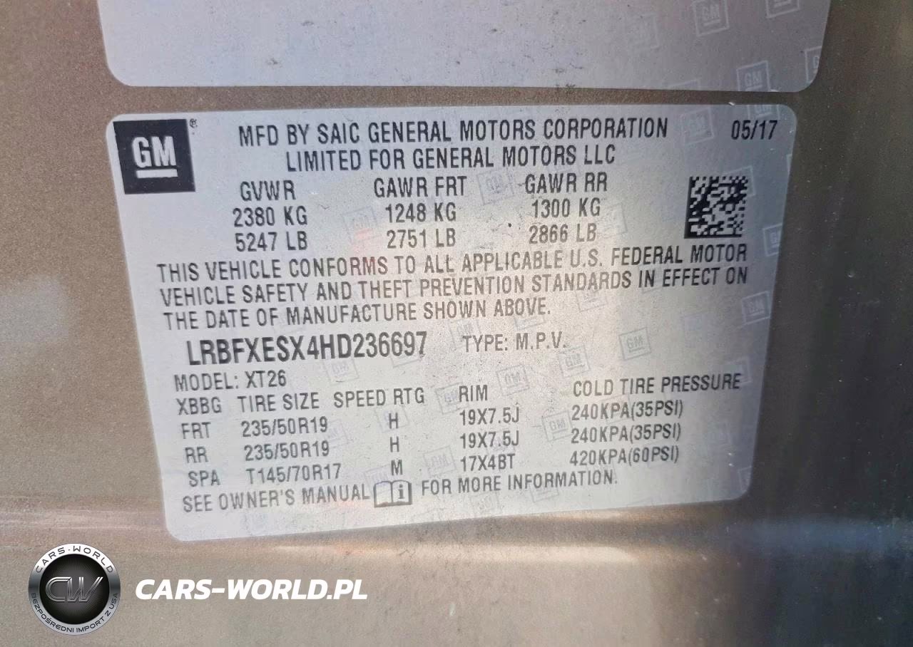2017 Buick Envision Premium VIN:LRBFXESX4HD236697 - 13