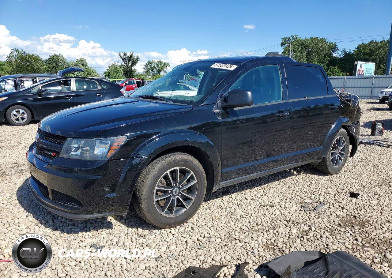 2018 Dodge Journey Se VIN:3C4PDCAB6JT383547 - 1