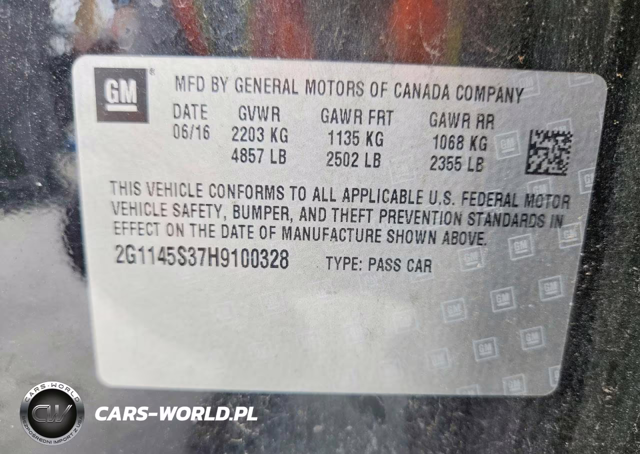 2017 Chevrolet Impala Premier VIN:2G1145S37H9100328 - 12